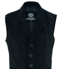 Mens Smart Suede Leather Vest