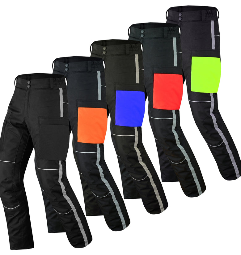 Men’s Waterproof Cordura Motorcycle Trousers CE Armoured Riding Pants