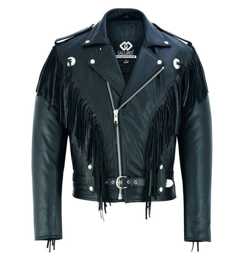 Black sales fringe jackets