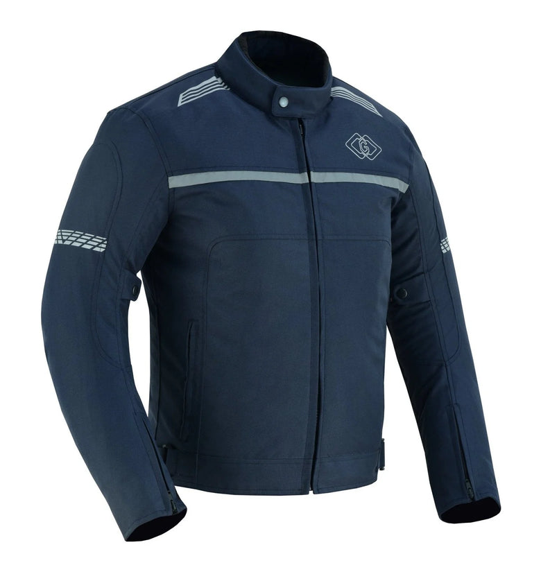 Devon Textile Reflective Motorcycle Armoured Waterproof Jacket