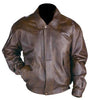 Classic Aviator Brown Bomber Men's Jackets