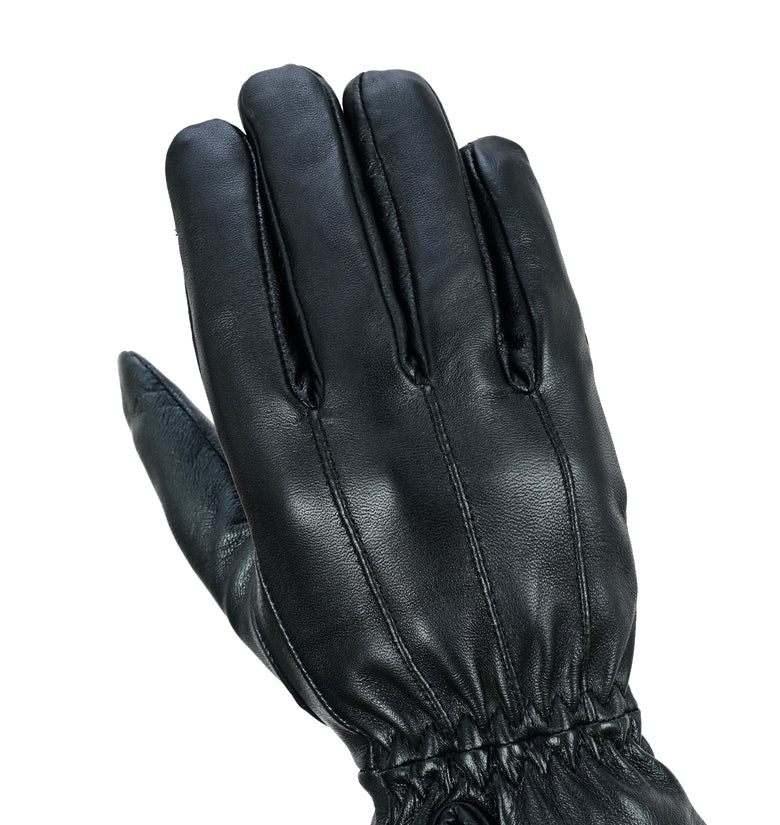 Men’s Sheepskin Leather Winter Gloves – Fleece Lined Touchscreen