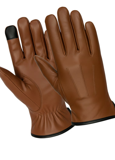 Luxury Lambskin Leather Gloves – Cashmere Lined Touchscreen