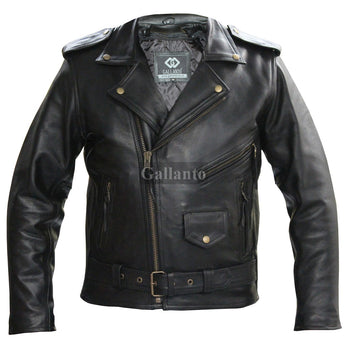 Marlon Brando Antique Biker Leather Jacket