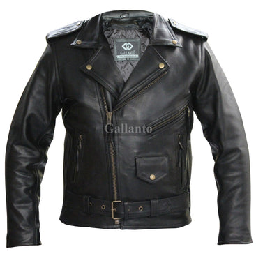 Marlon Brando Antique Biker Leather Jacket