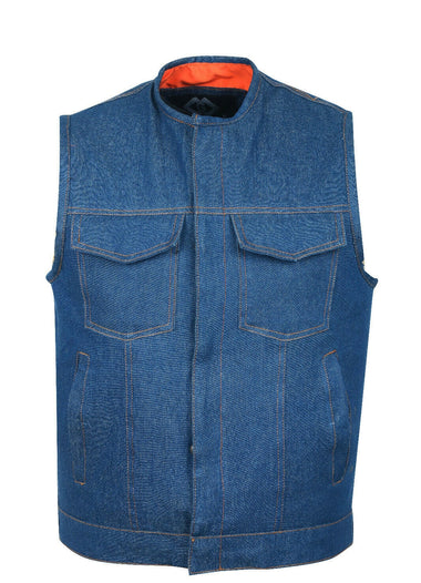 Cut off Blue Denim Mens Womens Vest Waiscoat-Gilet Biker Motorcycle Jeans Son of Anarchy