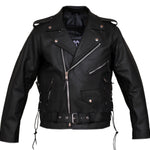 Budget Brando Split Cowhide Leather Biker Jacket