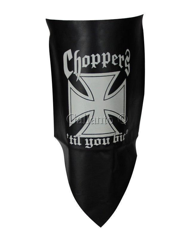 Choppers Till U Die Leather Neck Warmer