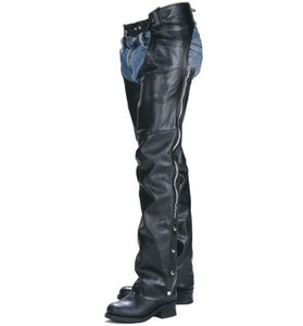 Classic Motorcycle Unisex Leather Chaps