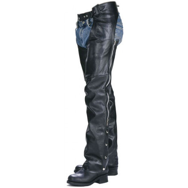 Classic Motorcycle Unisex Leather Chaps