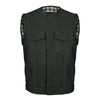 Cut off Brown Denim Mens Womens Vest Waiscoat-Gilet Biker Motorcycle Jeans Son