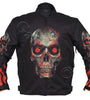 Flames and Skulls Textile Jacket