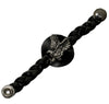 Flying Eagle Braided Black Leather Vest Waistcoat Extender