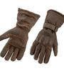 Gallanto Brown Motorcycle Armoured Thinsulate Leather Winter Long Gloves Biker