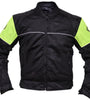 Green Glider Textile Biker Jacket