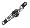 Large Chopper Motorcycle Chain Leather Waistcoat Vest Extender