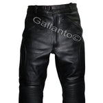 Limo Padded Biker Leather Trousers