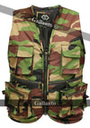Military Camouflage Hunter Fisherman's Multi Pocket Mens Womens Vest Waiscoat