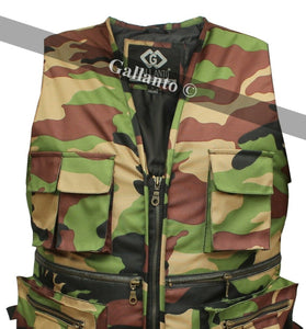 Military Camouflage Hunter Fisherman's Multi Pocket Mens Womens Vest Waiscoat