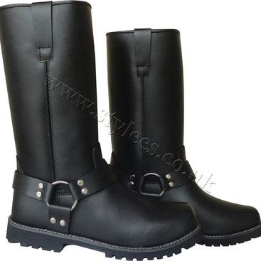 biker-leather-boots