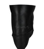 Black Soft Leather Neck Warmer