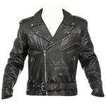 Men’s Premium Leather with Zip-out lining Classic Biker Jacket