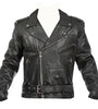 Men’s Premium Leather with Zip-out lining Classic Biker Jacket