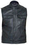 Sons of Anarchy Style Leather Gilet