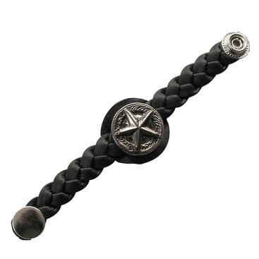 Star Braided Leather Vest Waistcoat Extender