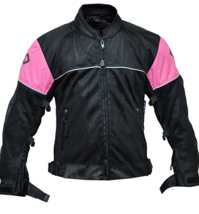 Pink Glider Mesh Textile Jacket